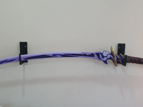 Raiden Shoguns Katana for 3D Printing -- Genshin Impact Cosplay Prop -- Musou No Hitotachi 3D Print Model
