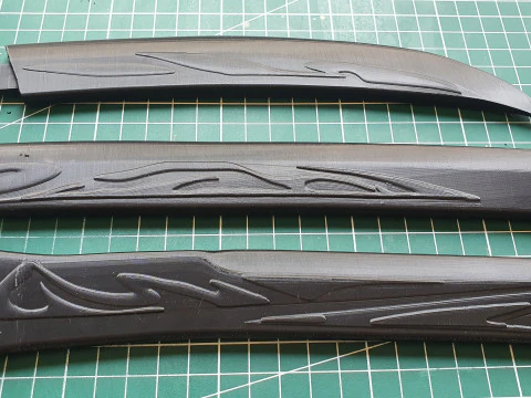 Raiden Shoguns Katana for 3D Printing -- Genshin Impact Cosplay Prop -- Musou No Hitotachi 3D Print Model