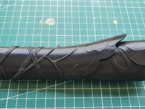 Raiden Shoguns Katana for 3D Printing -- Genshin Impact Cosplay Prop -- Musou No Hitotachi 3D Print Model