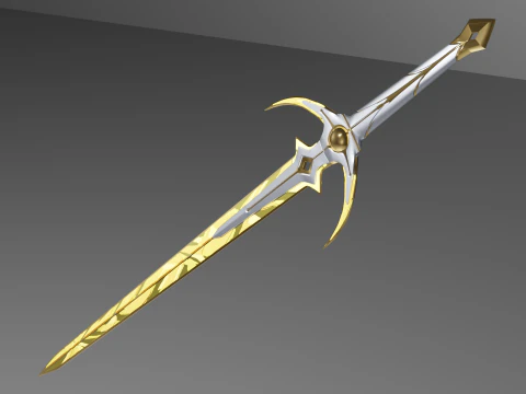 Travelers Original Swords for 3D Printing -- Genshin Impact -- Aether and Lumine 3D Print Model