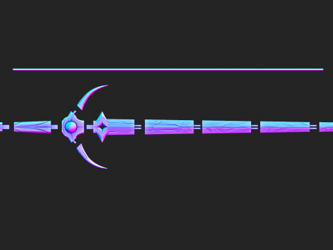Travelers Original Swords for 3D Printing -- Genshin Impact -- Aether and Lumine 3D printmodel
