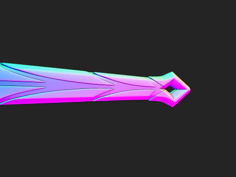 Travelers Original Swords for 3D Printing -- Genshin Impact -- Aether and Lumine 3D Print Model