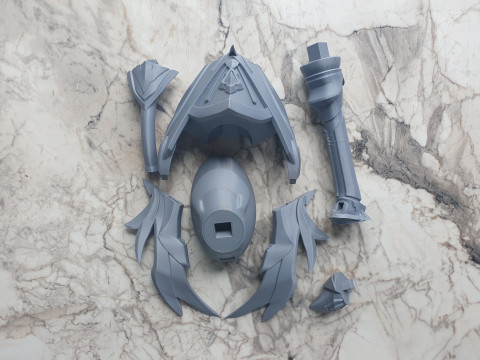 Aquila Favonia Sword for 3D Printing -- Genshin Impact Cosplay Prop 3D Принт Модель