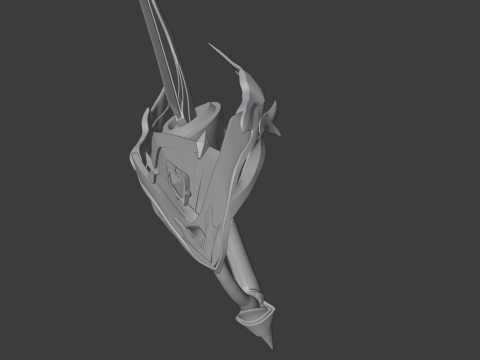 Aquila Favonia Sword for 3D Printing -- Genshin Impact Cosplay Prop 3D Принт Модель