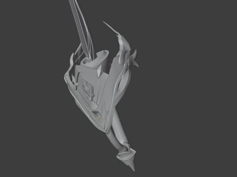 Aquila Favonia Sword for 3D Printing -- Genshin Impact Cosplay Prop 3D Print Model