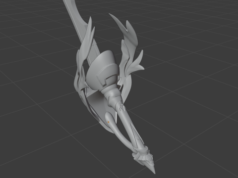 Aquila Favonia Sword for 3D Printing -- Genshin Impact Cosplay Prop 3D Принт Модель