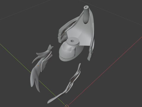 Aquila Favonia Sword for 3D Printing -- Genshin Impact Cosplay Prop 3D Принт Модель