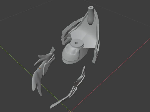 Aquila Favonia Sword for 3D Printing -- Genshin Impact Cosplay Prop 3D Print Model