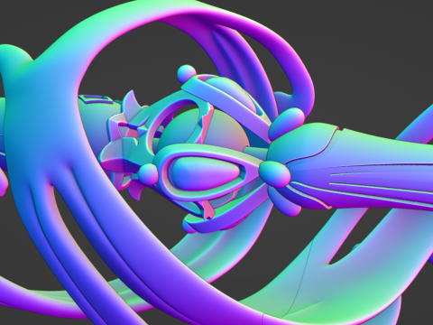Furina Sword - Genshin Impact - Splendor of Tranquil Waters - 3D Printable Cosplay Prop 3D Baskı Modeli