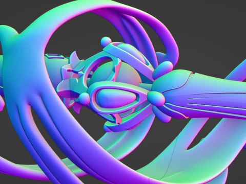 Furina Sword - Genshin Impact - Splendor of Tranquil Waters - 3D Printable Cosplay Prop 3D Print Model