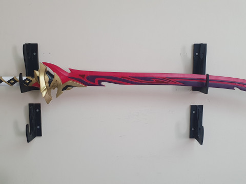 Kazuha Sword -- Genshin Impact -- Kagotsurube Isshin -- 3D Printable Cosplay Prop 3D 打印模型