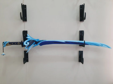 Ayato Sword -- Genshin Impact -- Haran Geppaku Futsu -- 3D Printable Cosplay Prop 3D Print Model