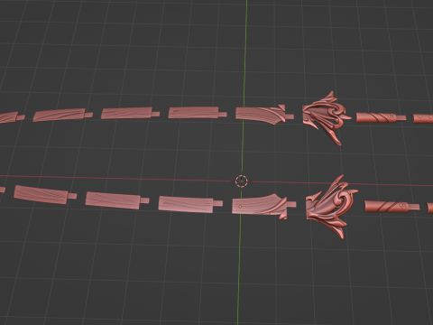 Espada Ayato - Impacto Genshin - Haran Geppaku Futsu - Adereço de cosplay para impressão em 3D Modelo de Impressão 3D