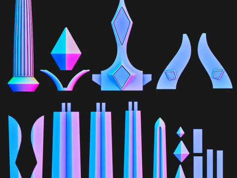 Odette Sword -- 모바일 레전드 -- 3D 인쇄 가능한 코스프레 소품 -- 인쇄 준비 완료 3D 프린트 모델