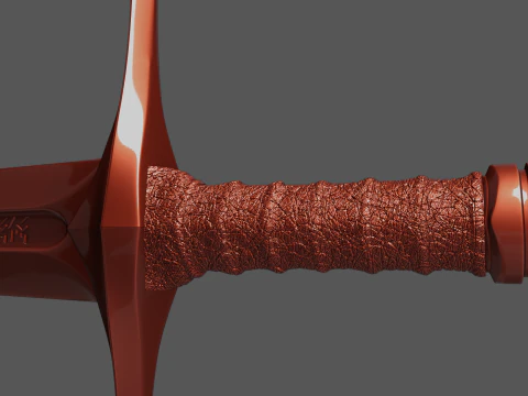 Shards of Narsil -- Lord of The Rings -- 3D Printable n Sliced 3D Print Model
