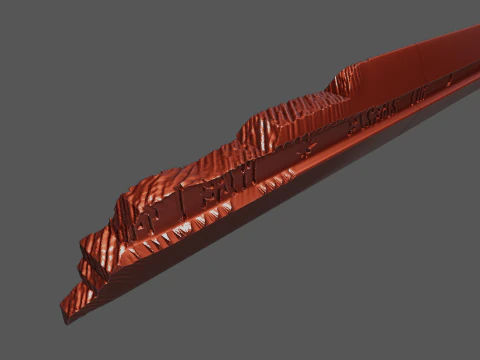 Shards of Narsil -- Lord of The Rings -- 3D Printable n Sliced 3D Print Model