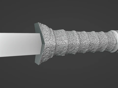 Anduril -- Il Signore degli Anelli -- Tutti i dettagli incisi -- Stampabile in 3D e affettato Modello di stampa 3D