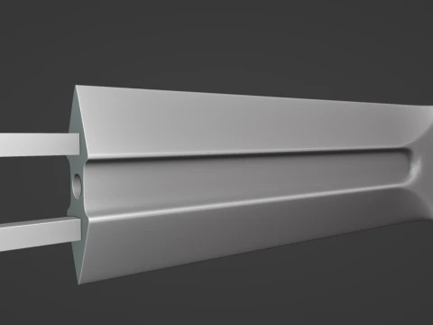 Anduril -- Il Signore degli Anelli -- Tutti i dettagli incisi -- Stampabile in 3D e affettato Modello di stampa 3D