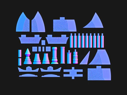 Stark Savaş Baltası - Frieren Beyond Journeys End - 3D Yazdırılabilir Cosplay Prop 3D Baskı Modeli