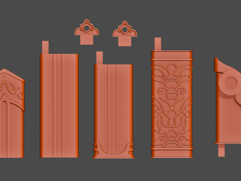 Sword of Chu Qiao -- Princess Agents -- 3D Printable Cosplay Prop 3D Print Model