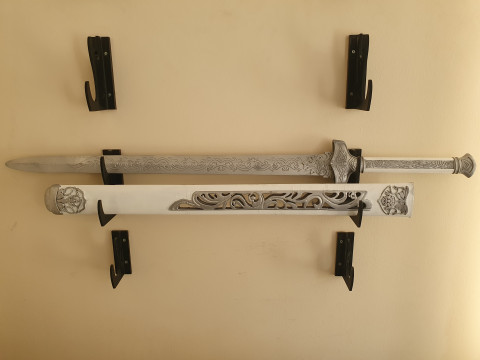 Frostwork -- The Sword of Xiao Xingchen from The Untamed -- 3D Printable Cosplay Prop 3D Print Model