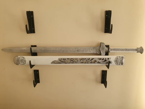 Frostwork -- The Sword of Xiao Xingchen from The Untamed -- 3D Printable Cosplay Prop 3D Print Model