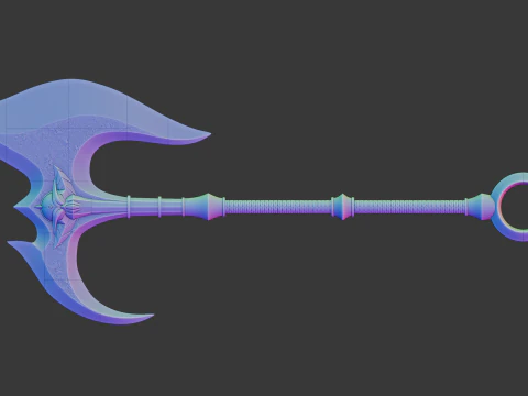 Darius Axe -- League of Legends -- Noxus -- 3D Printable Cosplay Prop 3D Print Model