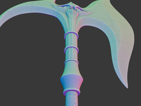 Darius Axe -- League of Legends -- Noxus -- 3D Printable Cosplay Prop 3D Print Model