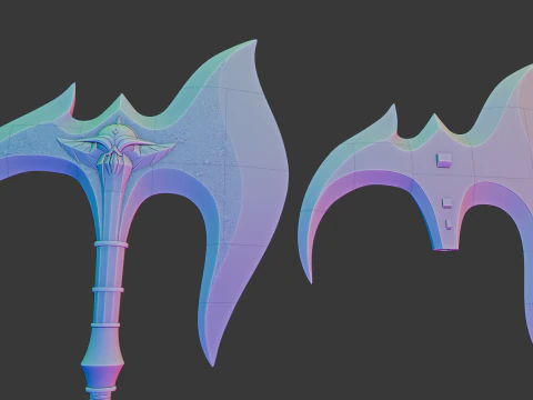 Darius Axe -- League of Legends -- Noxus -- 3D Printable Cosplay Prop 3D Print Model