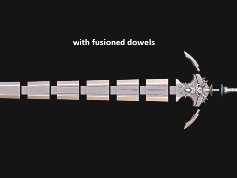 Master -- Claymore from Reincarnated as a Sword -- 3D Printable Cosplay Prop 3D Print Model