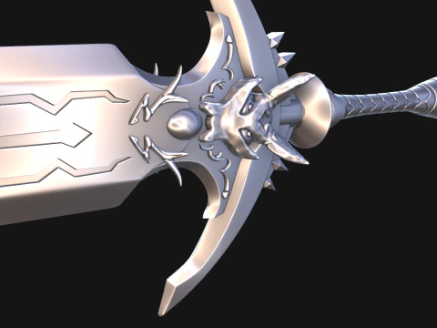 Master -- Claymore from Reincarnated as a Sword -- 3D Printable Cosplay Prop 3D Print Model