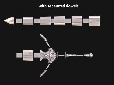 Master -- Claymore from Reincarnated as a Sword -- 3D Printable Cosplay Prop 3D Print Model