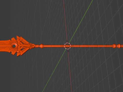 Cyno Spear -- Genshin Impact -- 3D Printable Cosplay Prop 3D Print Model