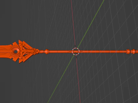 Cyno Spear -- Genshin Impact -- 3D Printable Cosplay Prop 3D Print Model