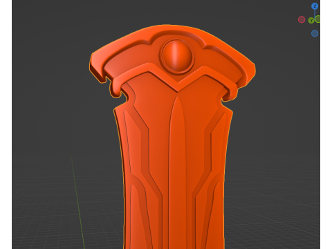 Cyno Spear -- Genshin Impact -- 3D Printable Cosplay Prop 3D Print Model