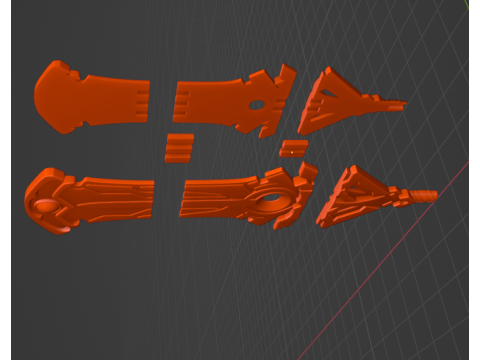 Cyno Spear -- Genshin Impact -- 3D Printable Cosplay Prop 3D Print Model