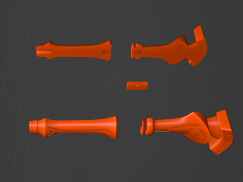 Cyno Spear -- Genshin Impact -- 3D Printable Cosplay Prop 3D Print Model