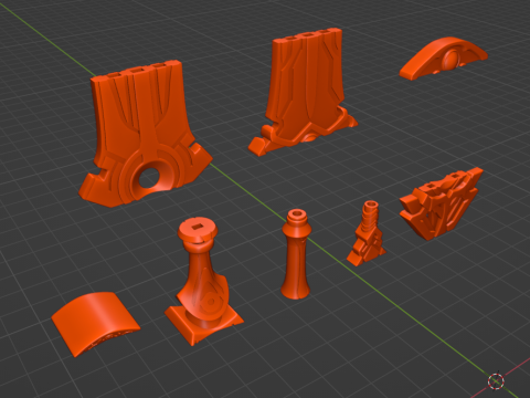 Cyno Spear -- Genshin Impact -- 3D Printable Cosplay Prop 3D Print Model