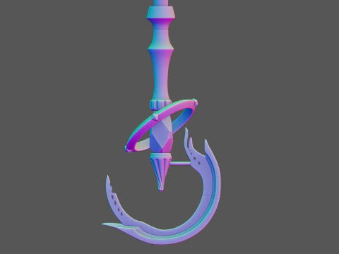 Elysias Staff -- Honkai Impact 3rd -- 3d Printable Cosplay Prop 3D Print Model