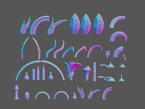 Elysias Staff -- Honkai Impact 3rd -- 3d Printable Cosplay Prop 3D Print Model