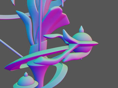 Elysias Staff -- Honkai Impact 3rd -- 3d Printable Cosplay Prop 3D Print Model