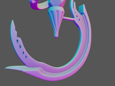 Elysias Staff -- Honkai Impact 3rd -- 3d Printable Cosplay Prop 3D Print Model