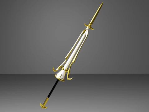 Perangkap Argalia - Tombak Astolfos -- Fate Grand Order - Properti Cosplay Cetak 3D Model Cetak 3D