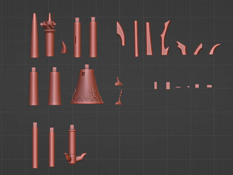 Trap of Argalia - Astolfos Spear -- Fate Grand Order - 3D Printable Cosplay Prop 3D Print Model
