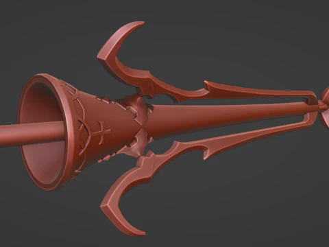 Trap of Argalia - Astolfos Spear -- Fate Grand Order - 3D Printable Cosplay Prop 3D Print Model