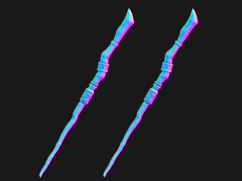 Ferns Staff - Wand -- Frieren Beyond Journeys End -- 3D Printable Cosplay Prop -- Ready to Print 3D Print Model