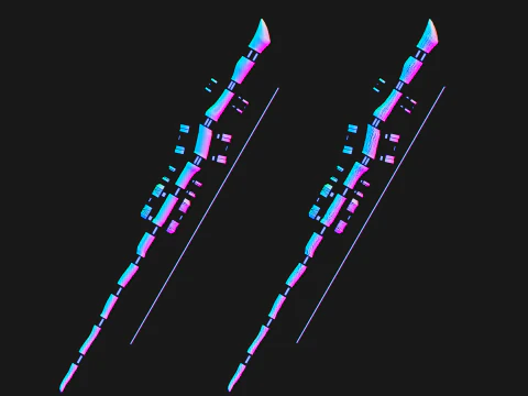 Ferns Staff - Wand -- Frieren Beyond Journeys End -- 3D Printable Cosplay Prop -- Ready to Print 3D Print Model