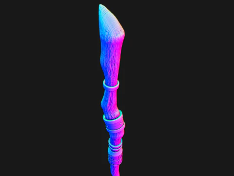 Ferns Staff - Wand -- Frieren Beyond Journeys End -- 3D Printable Cosplay Prop -- Ready to Print 3D Print Model