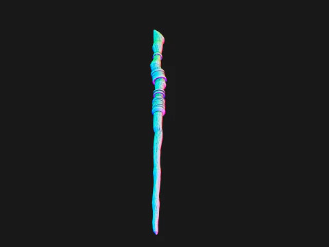 Ferns Staff - Wand -- Frieren Beyond Journeys End -- 3D Printable Cosplay Prop -- Ready to Print 3D Print Model