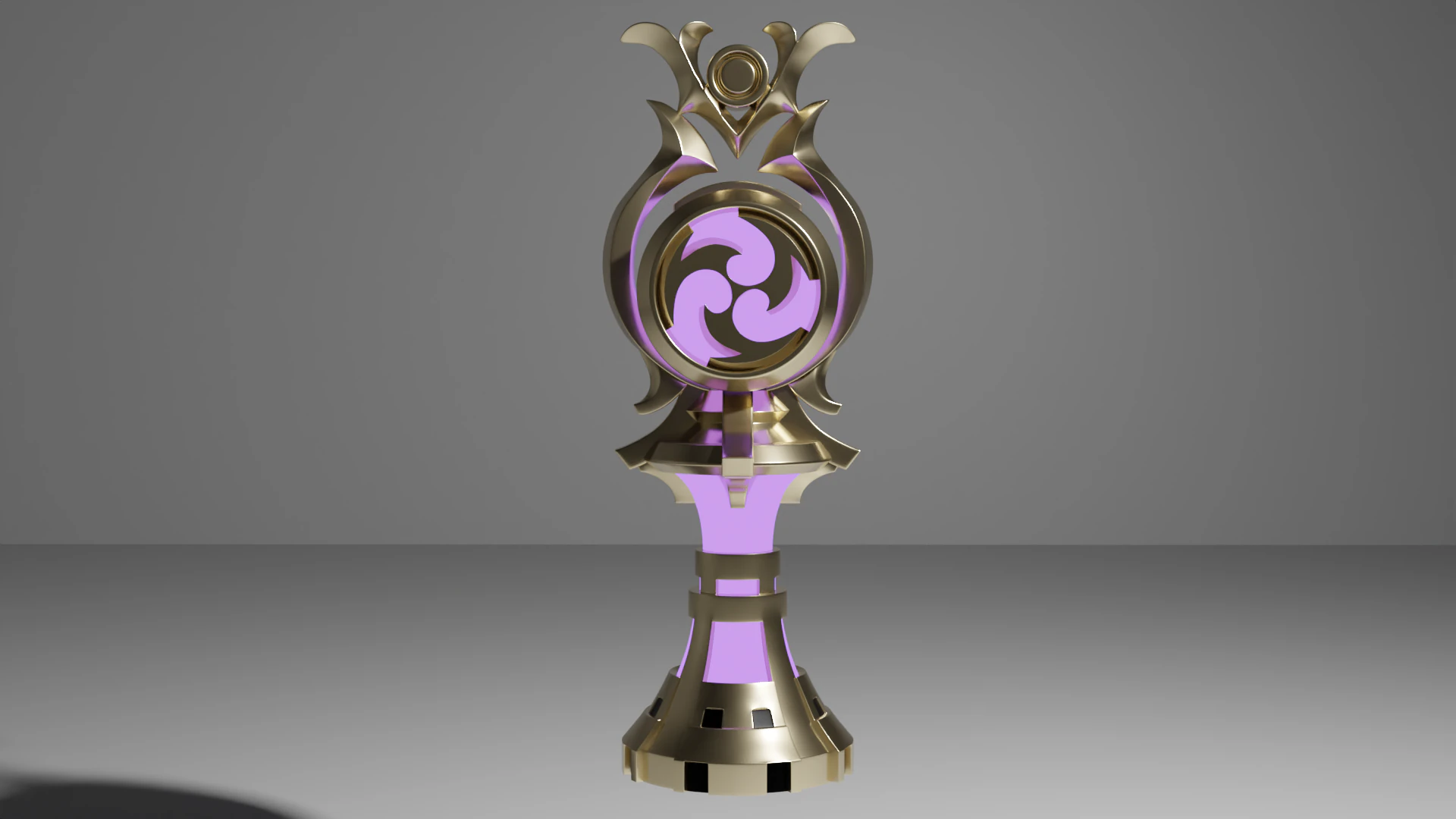 Electro Gnosis -- Genshin Impact -- 3D Printable -- Print-In-Place 3D Print Model .c4d .max .obj .3ds .fbx .stl .blend 